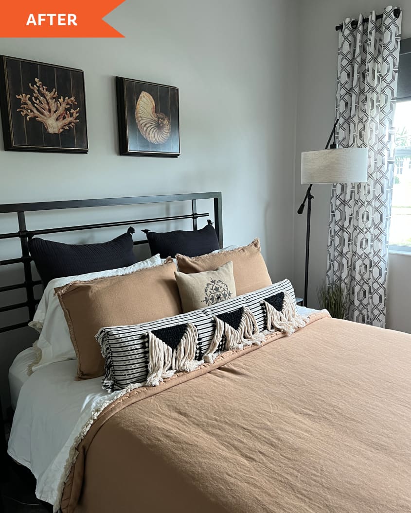 Before and After A New Build Guest Bed and Bath Goes From Basic to